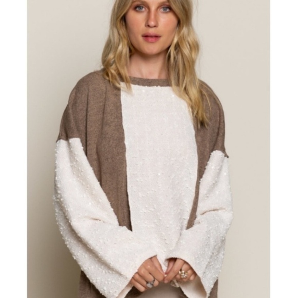 POL Split Back Knit Top BRAND NEW